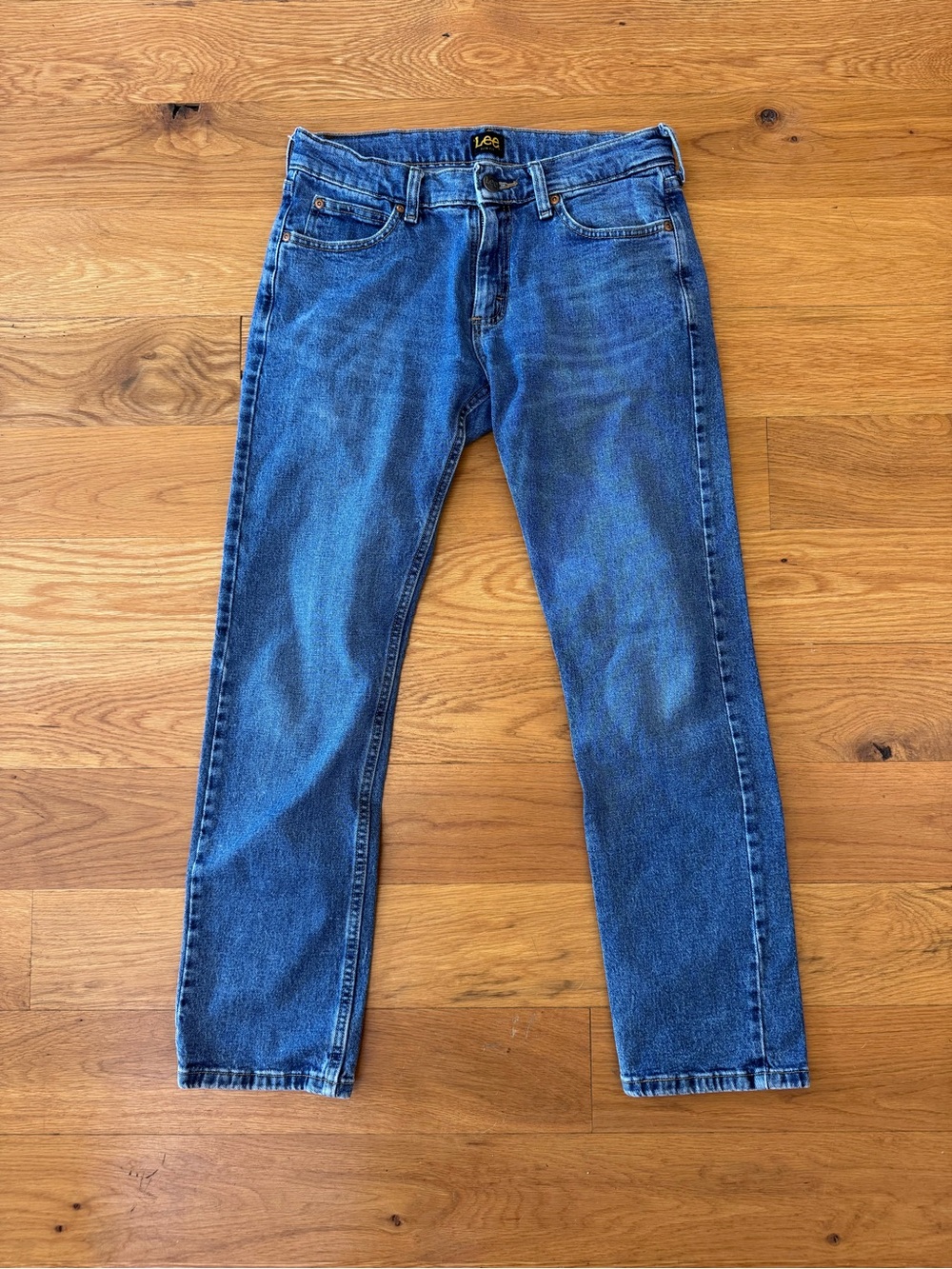 Lee Men’s Classic Blue Slim Straight Jeans